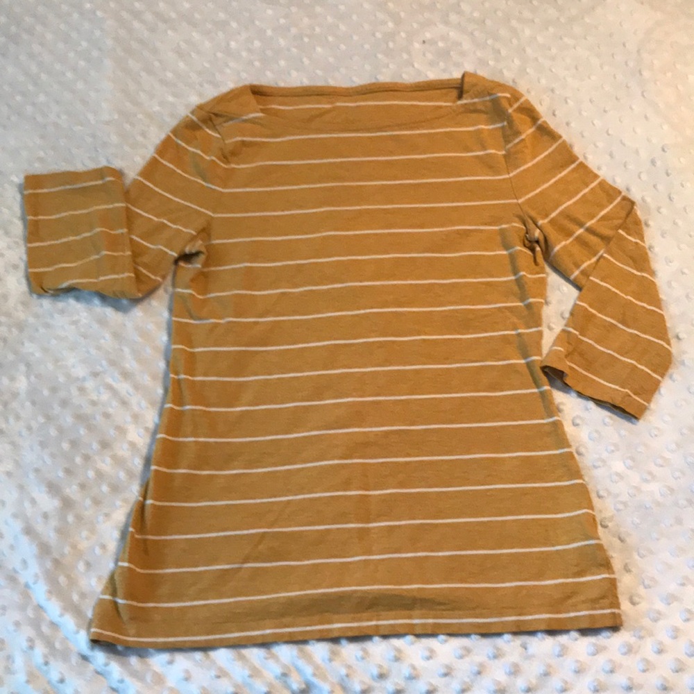 Mustard yellow 3/4 top